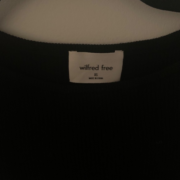 Wilfred Free Cut Out Knit Mini Dress - Picture 3 of 6